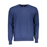 Blue Cotton Men's Sweater