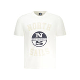 White Cotton Men T-Shirt