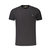 Black Cotton Men's T-Shirt