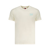 Beige Cotton Men T-Shirt