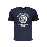 Blue Cotton Men's T-Shirt