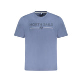 Blu Cotton Men T-Shirt