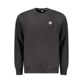 Black Cotton Men's Sweatshirt