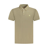 Marrone Cotton Men Polo
