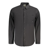 Black Cotton Men's Shirt
