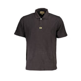 Black Cotton Men's Polo Shirt