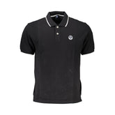 Black Cotton Men's Polo Shirt