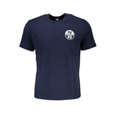 Blue Cotton Men's T-Shirt