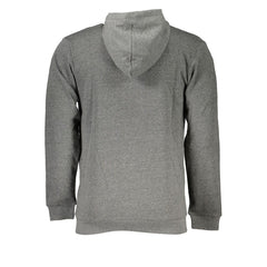 Grigio Cotton Men's Hooded Sweatshirt