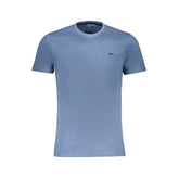 Blu Cotton Men T-Shirt