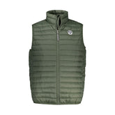 Verde Poliammide Mens Vest