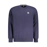 Navy Cotton Men Sweatshirt