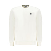 White Cotton Men Sweatshirt