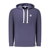 Blue Cotton Men's Hoodie
