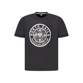 Black Cotton Men's T-Shirt