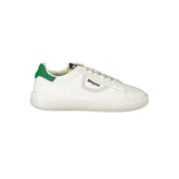 White Polyurethane Men Sneaker