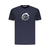 Blu Cotton Men T-Shirt