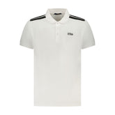White Cotton Mens Polo Shirt