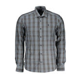 Grigio Cotton Men Shirt
