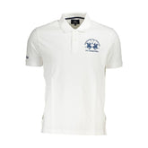 White Cotton Men's Polo Shirt