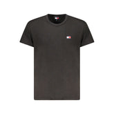 Black Cotton Men's T-Shirt
