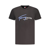 Black Cotton Men's T-Shirt