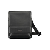 Nero Polyurethane Men Shoulder Bag