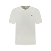 White Cotton Men T-Shirt