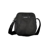 Black Polyester Men's Shoulder Bag