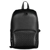 Black Polyester Men's Backpack