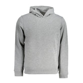 Grigio Polyester Men's Hoodie