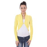 Yellow Angora Women Shrug