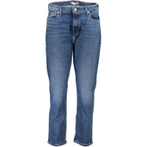 Blue Cotton Women Jeans
