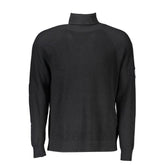 Black Wool Mens Sweater