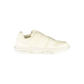 White Polyester Women Sandal