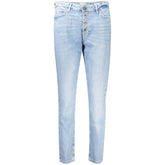 Azzurro Cotton Women Jeans