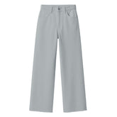 Gray Cotton Women Jeans