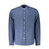 Blu Linen Men Shirt