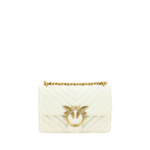 حقيبة كتف من جلد العجل الأبيض Bos Taurus