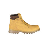 Giallo Poliestere Mens Stivaletto