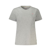 Gray Cotton Women's T-Shirt