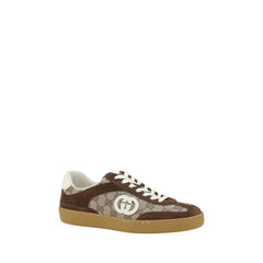 Brown Calf Leather Bos Taurus Low Top Sneakers