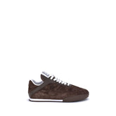 Brown Calf Leather Bos Taurus Low Top Sneakers