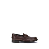 Triangular plaque loafers