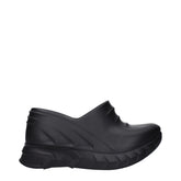 Black Cotton Slippers