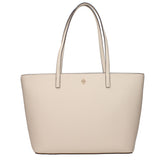 beige leather shoulder bag