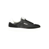 Black Leather Men Sneaker