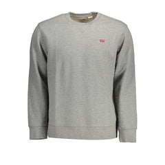 "Gray Cotton Men's Sweatshirt"