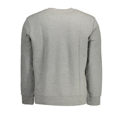"Gray Cotton Men's Sweatshirt"