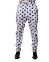 White Logo Cotton Skinny Denim Trouser Pants